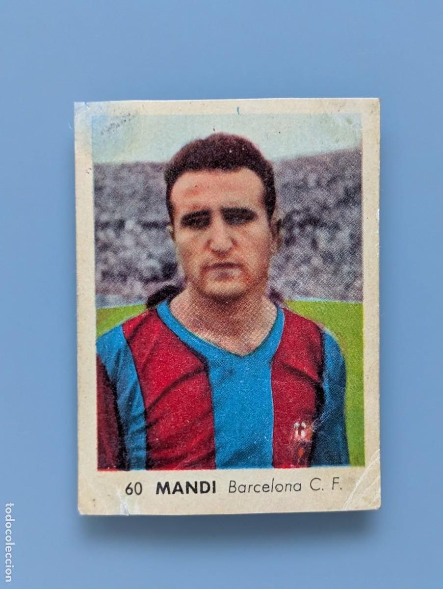 Cartes &agrave; collectionner de Football: RARO CROMO MEGARARE CARD MANDI FC BARCELONA RUIZ ROMERO 1955 1956 55/56 CATALU&Ntilde;A FOOTBALL FUTBOL