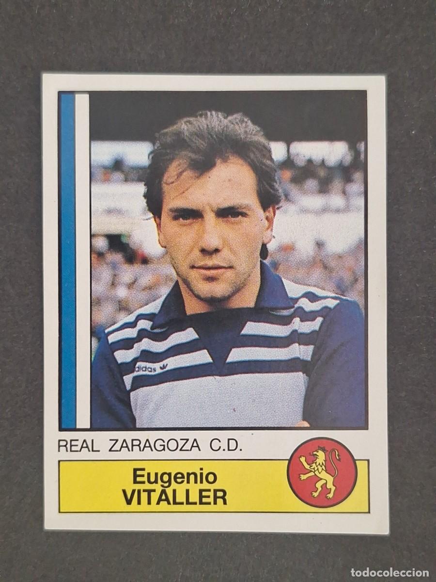Cromos de f&uacute;tbol: L1 VITALLER REAL ZARAGOZA 340 PANINI FUTBOL 87 86 87 NUNCA PEGADO SIN PEGAR