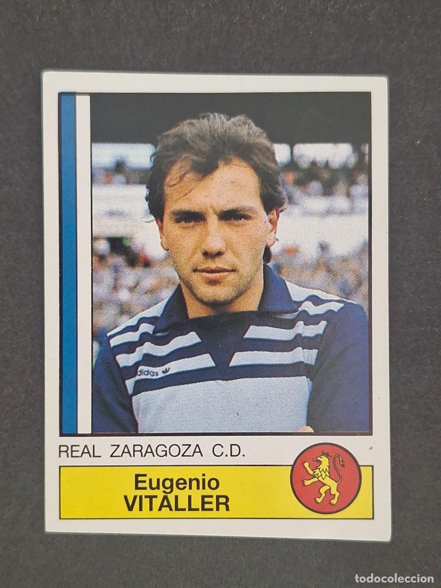Cromos de f&uacute;tbol: L1 VITALLER REAL ZARAGOZA 340 PANINI FUTBOL 87 86 87 NUNCA PEGADO SIN PEGAR