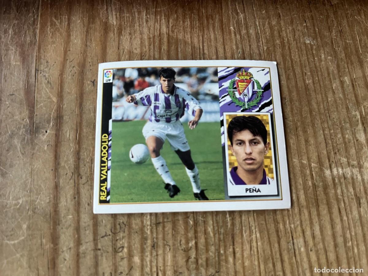 Figurine di Calcio: CROMO SIN PEGAR NUNCA PEGADO ALBUM LIGA ESTE 97 98 1997 1998 VALLADOLID PE&Ntilde;A