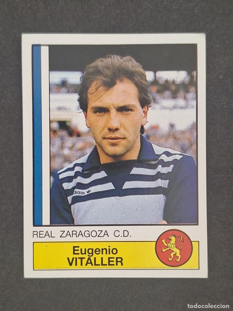 Cromos de f&uacute;tbol: L1 VITALLER REAL ZARAGOZA 340 PANINI FUTBOL 87 86 87 NUNCA PEGADO SIN PEGAR