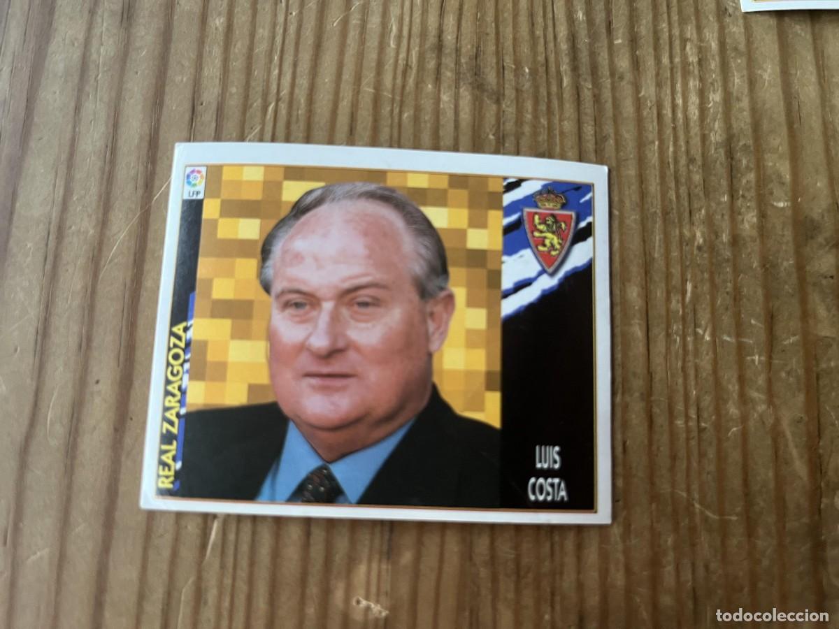 Cartes &agrave; collectionner de Football: CROMO SIN PEGAR NUNCA PEGADO ALBUM LIGA ESTE 97 98 1997 1998 REAL ZARAGOZA ENTRENADOR LUIS COSTA