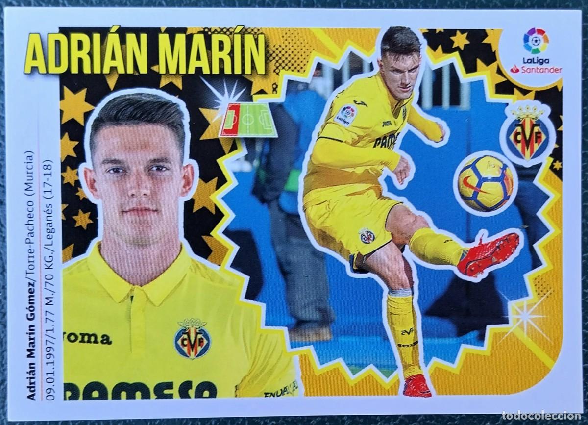 Cromos de f&uacute;tbol: 4B / 4 B ADRIAN MARIN VILLARREAL CF CROMOS ALBUM EDICIONES ESTE 2018 2019 18 19