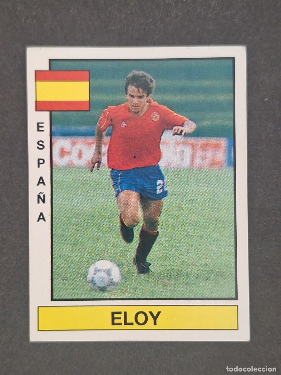 Cromos de f&uacute;tbol: L1 ELOY SELECCION ESPA&Ntilde;A 360 PANINI FUTBOL 87 86 87 NUNCA PEGADO SIN PEGAR