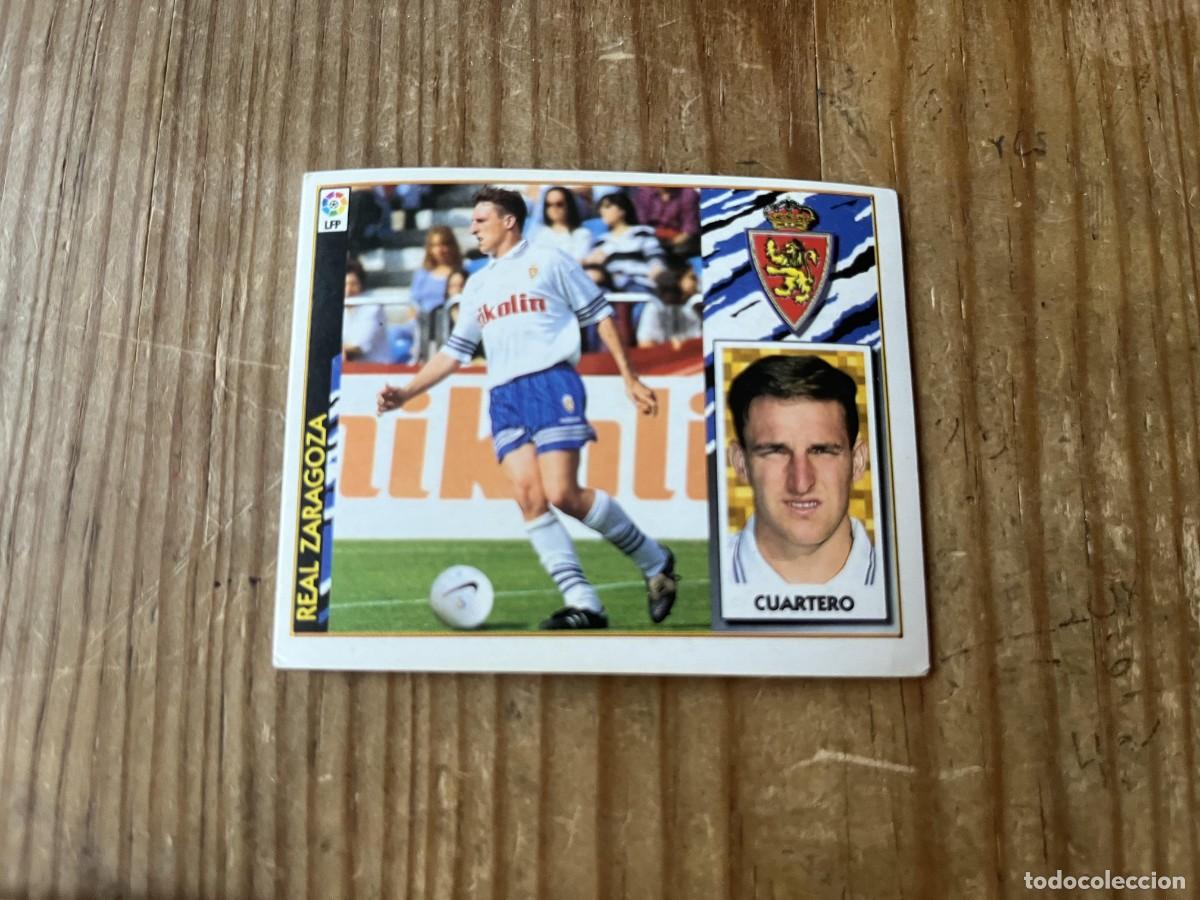 Cartes &agrave; collectionner de Football: CROMO SIN PEGAR NUNCA PEGADO ALBUM LIGA ESTE 97 98 1997 1998 REAL ZARAGOZA CUARTERO