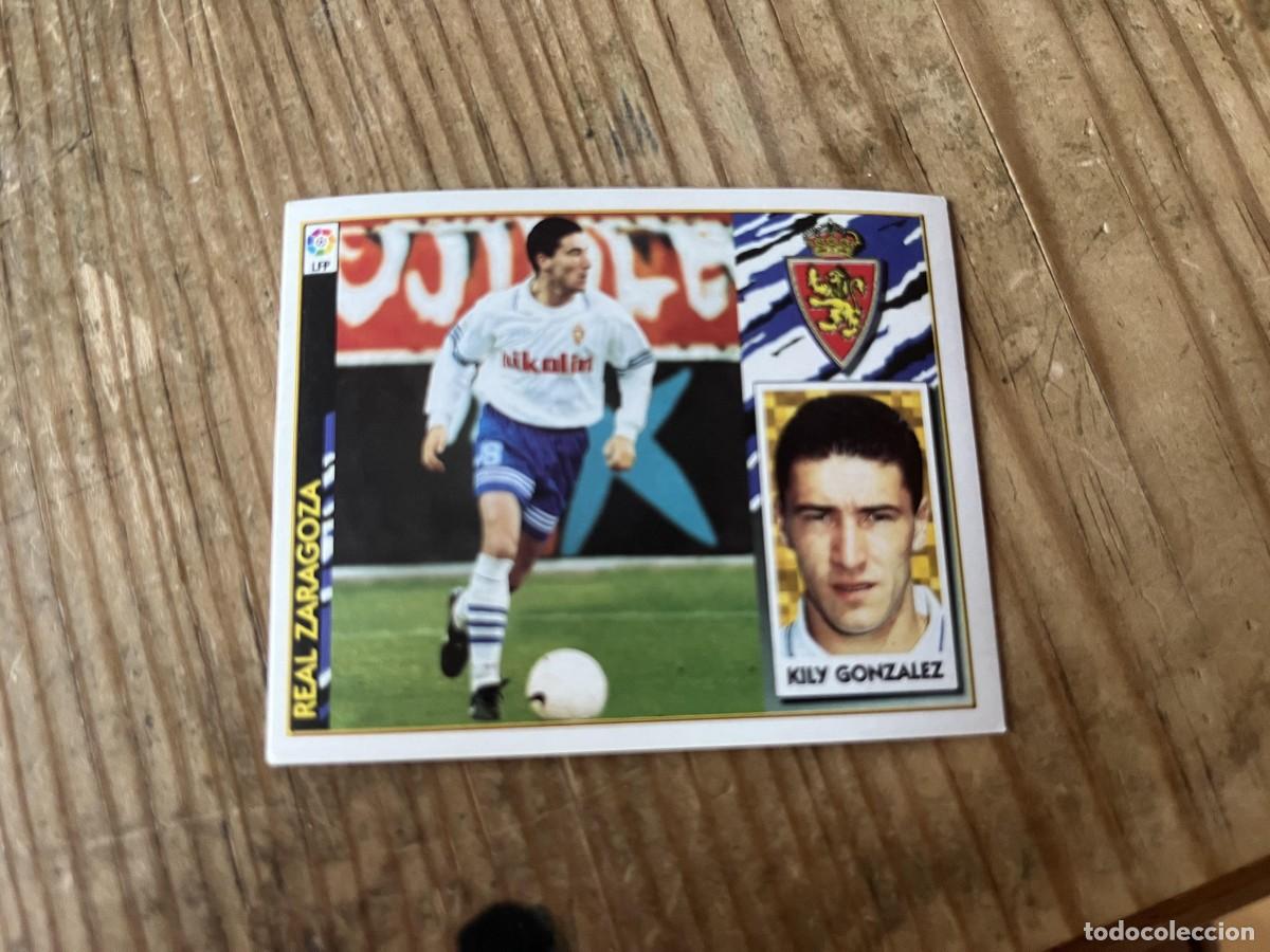 Cromos de f&uacute;tbol: CROMO SIN PEGAR NUNCA PEGADO ALBUM LIGA ESTE 97 98 1997 1998 REAL ZARAGOZA KILY GONZALEZ