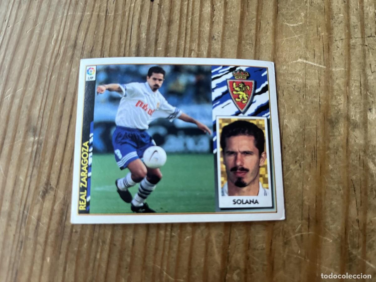 Cromos de f&uacute;tbol: CROMO SIN PEGAR NUNCA PEGADO ALBUM LIGA ESTE 97 98 1997 1998 REAL ZARAGOZA SOLANA