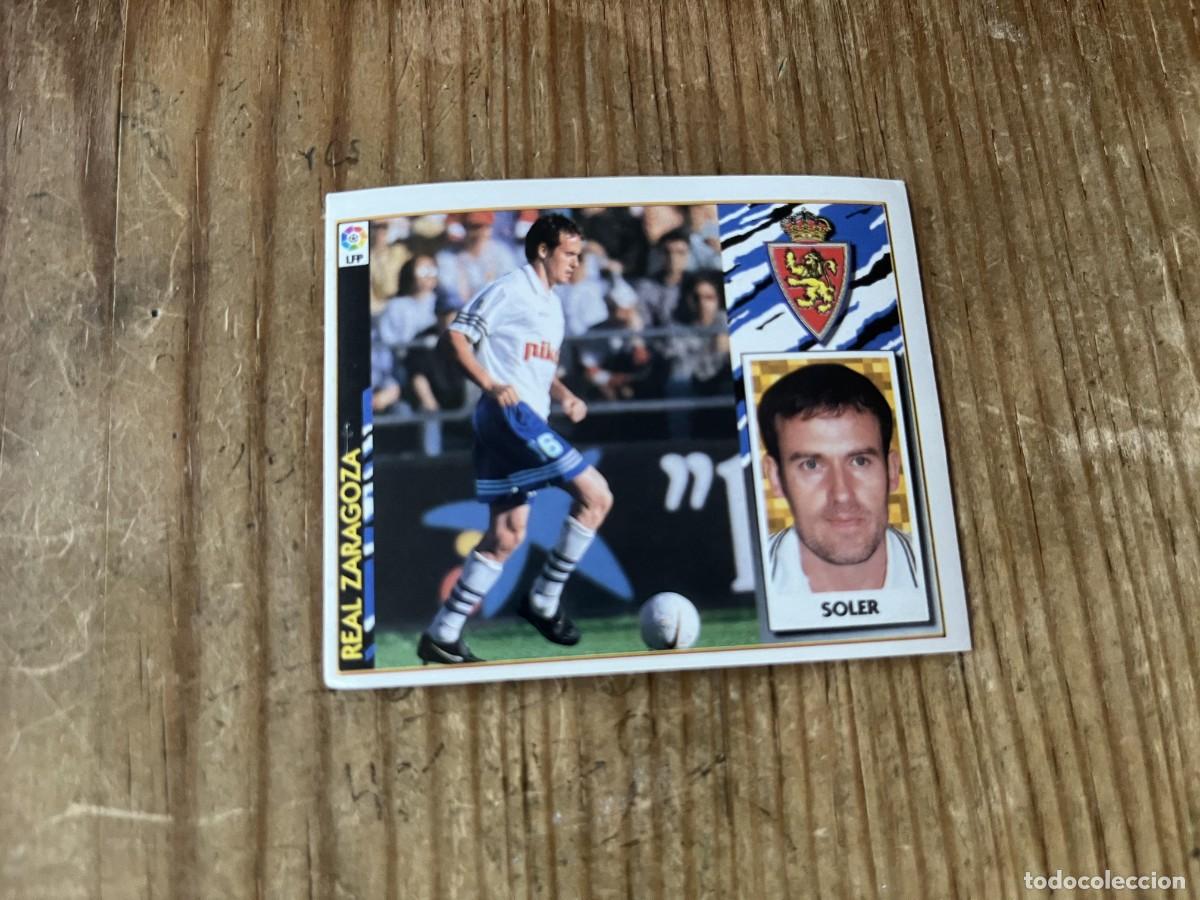 Cromos de Futebol: CROMO SIN PEGAR NUNCA PEGADO ALBUM LIGA ESTE 97 98 1997 1998 REAL ZARAGOZA SOLER