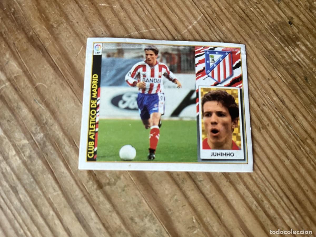 Cromos de f&uacute;tbol: CROMO ALBUM LIGA ESTE 97 98 1997 1998 COLOCA JUNINHO ATLETICO MADRID