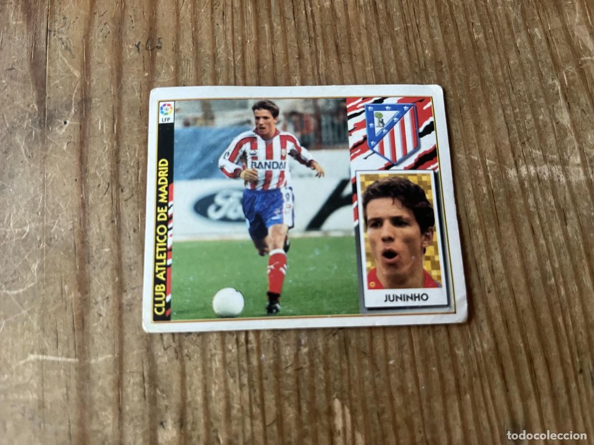 Cromos de f&uacute;tbol: CROMO SIN PEGAR NUNCA PEGADO ALBUM LIGA ESTE 97 98 1997 1998 COLOCA JUNINHO ATLETICO MADRID