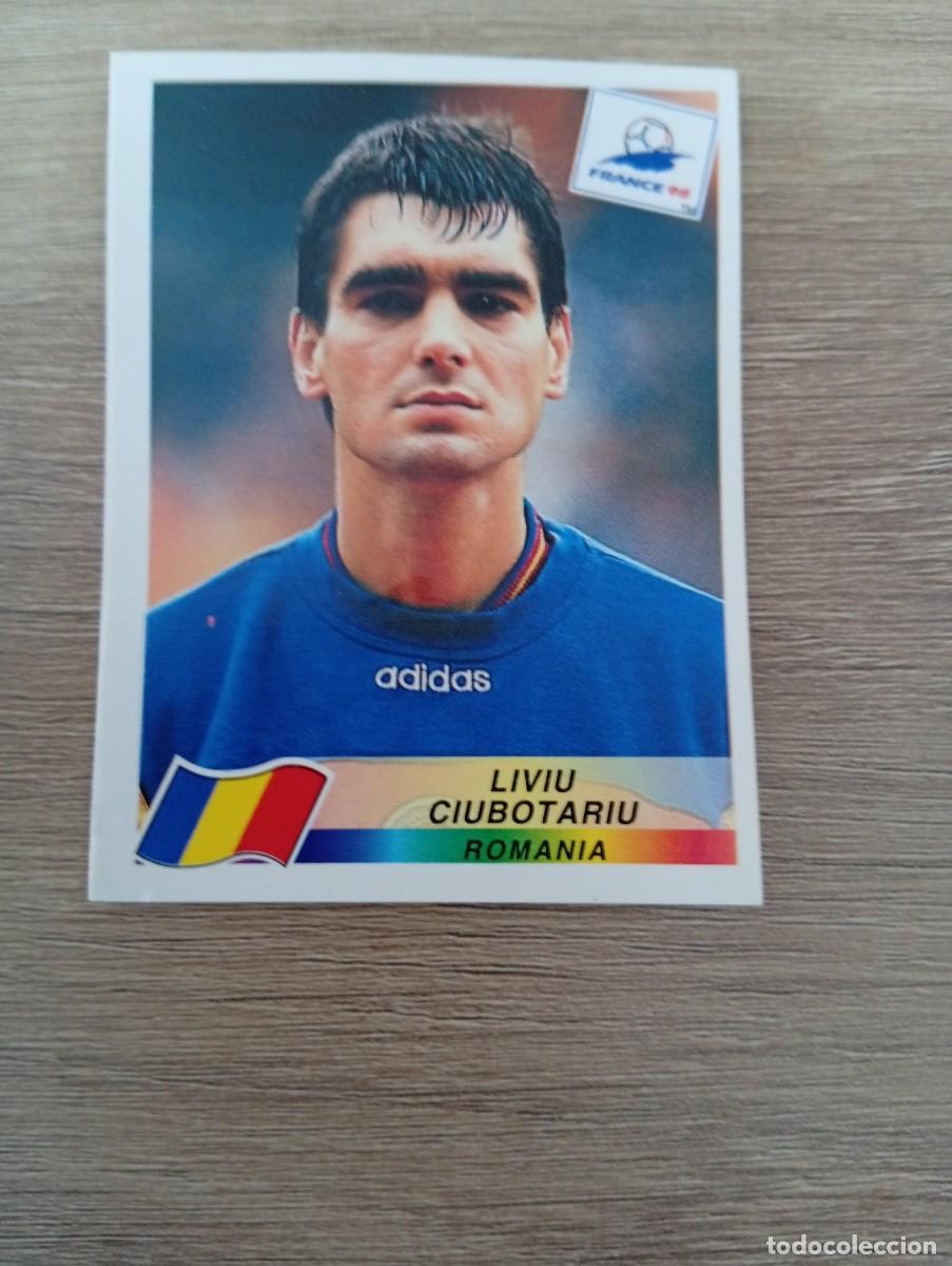 Cromos de f&uacute;tbol: LIVIU CIUBOTARIU 432 RUMANIA PANINI FRANCIA 1998 98 SIN PEGAR NUNCA PEGADO