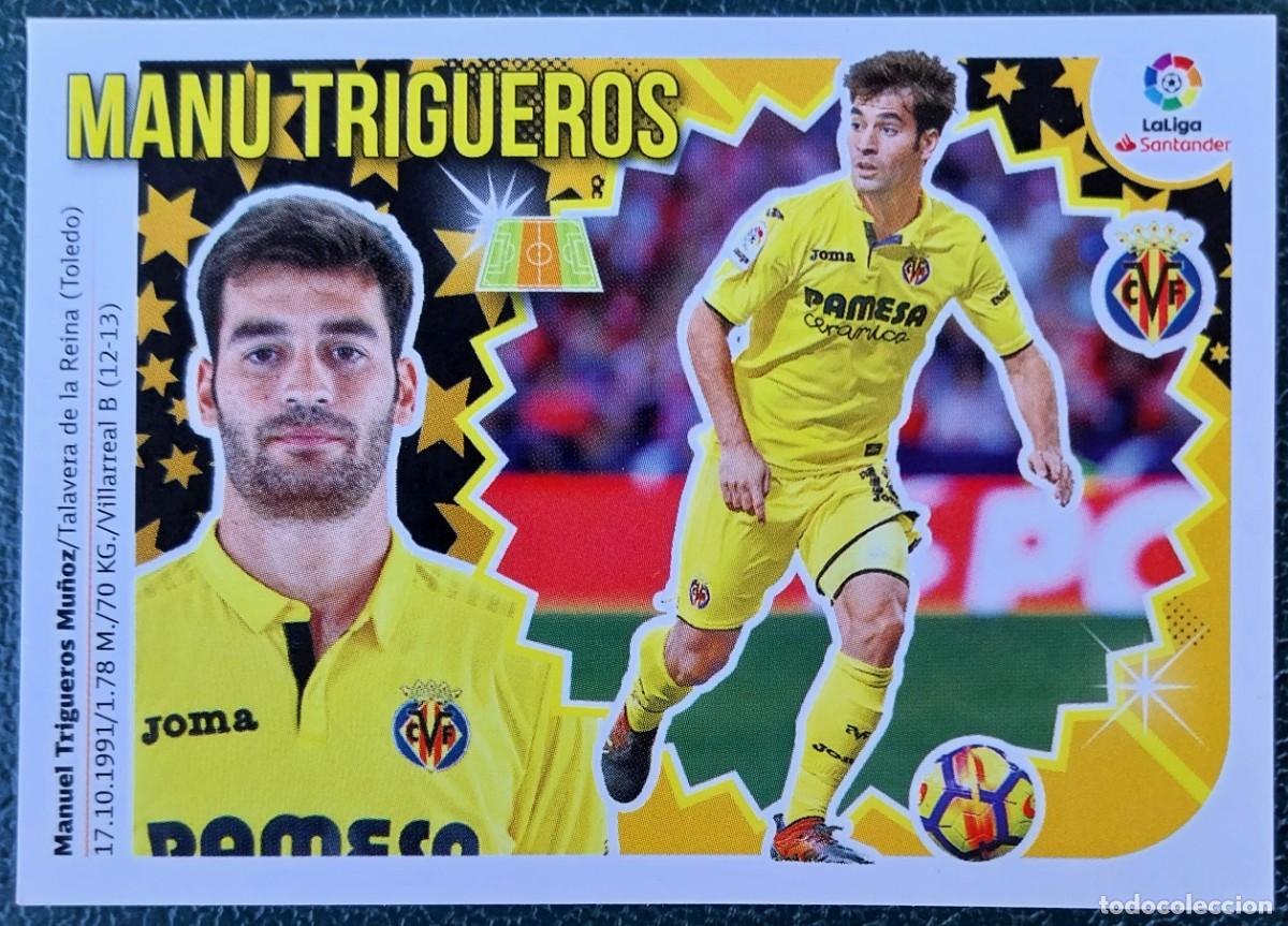 Cromos de f&uacute;tbol: 9 MANU TRIGUEROS VILLARREAL CF CROMOS ALBUM EDICIONES ESTE 2018 2019 18 19