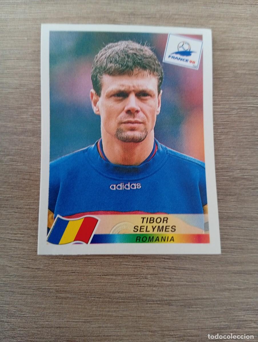 Fu&szlig;ball-Sticker: TIBOR SELYMES 434 RUMANIA PANINI FRANCIA 1998 98 SIN PEGAR NUNCA PEGADO