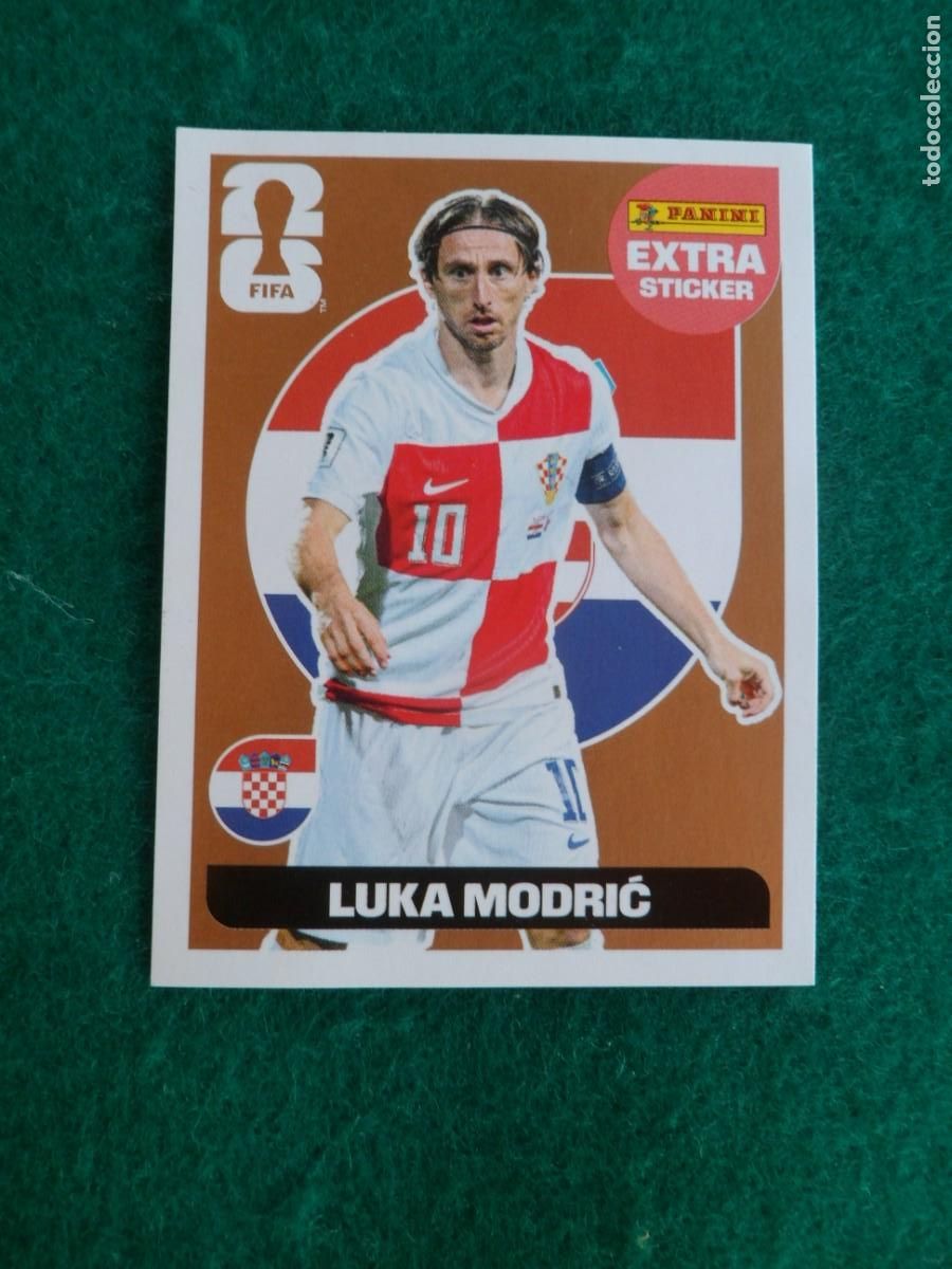 Figurine di Calcio: CROMO EXTRA STICKER PANINI FIFA WORLD CUP 2026. LUKA MODRIC (CROACIA). BRONCE.