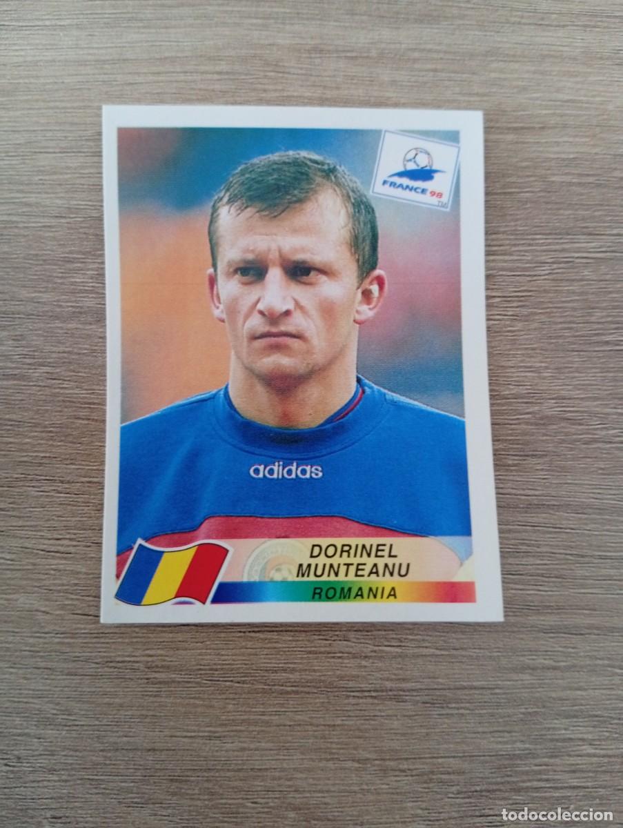 Fu&szlig;ball-Sticker: DORINEL MUNTEANU 436 RUMANIA PANINI FRANCIA 1998 98 SIN PEGAR NUNCA PEGADO