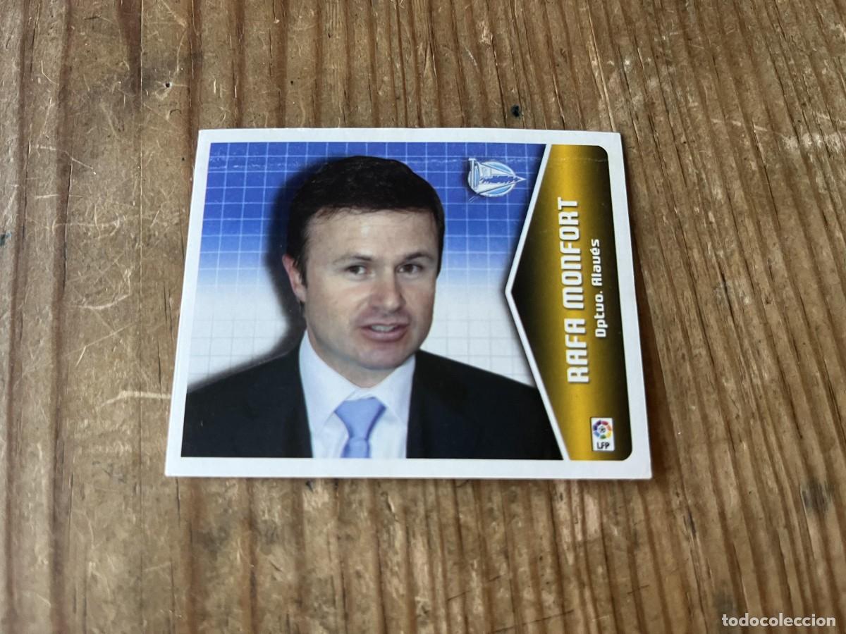 Fu&szlig;ball-Sticker: CROMO SIN PEGAR NUNCA PEGADO ALBUM LIGA ESTE 05 06 2005 2006 ALAVES ENTRENADOR RAFA MONFORT
