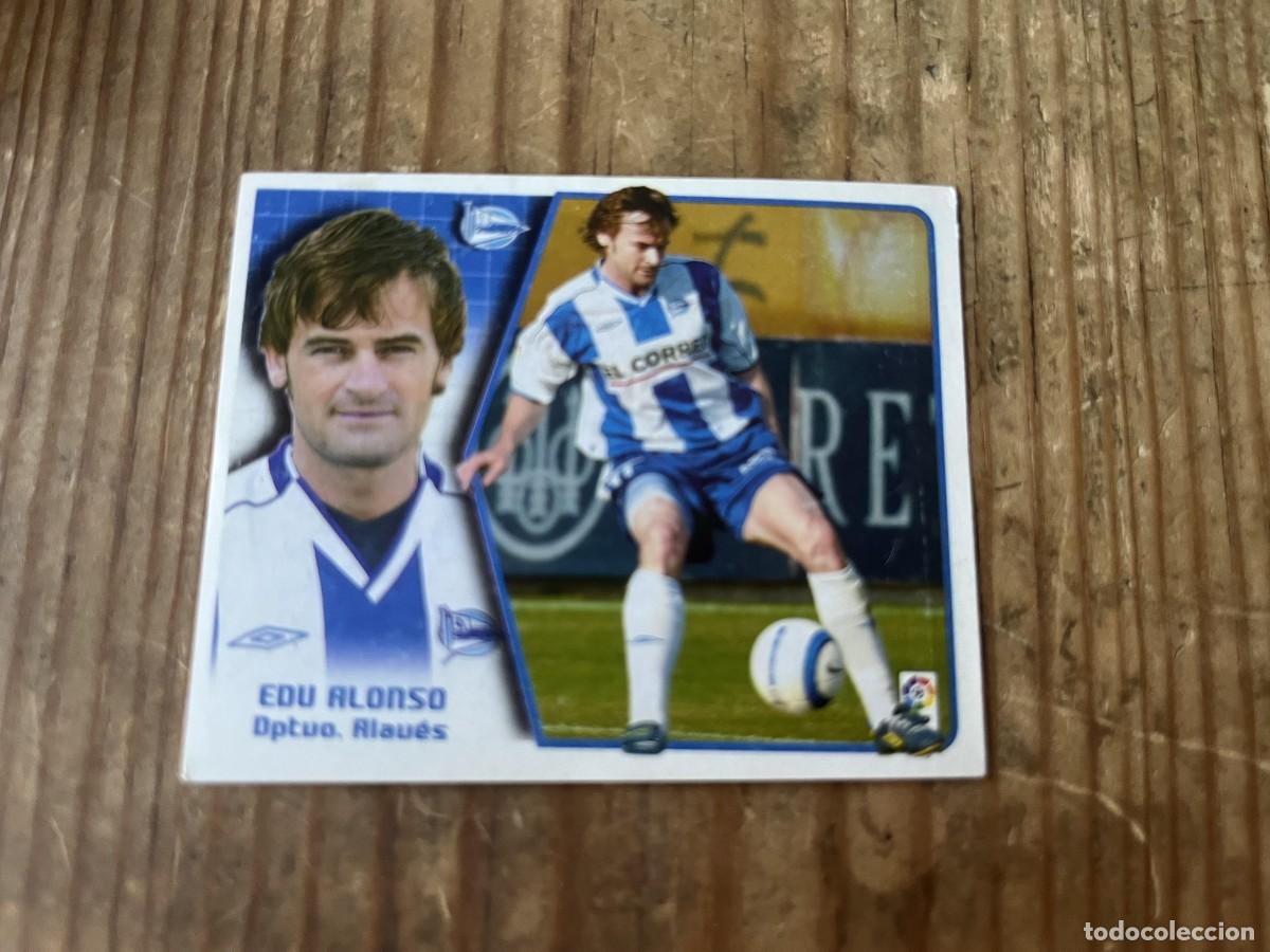 Fu&szlig;ball-Sticker: CROMO SIN PEGAR NUNCA PEGADO ALBUM LIGA ESTE 05 06 2005 2006 ALAVES EDU ALONSO