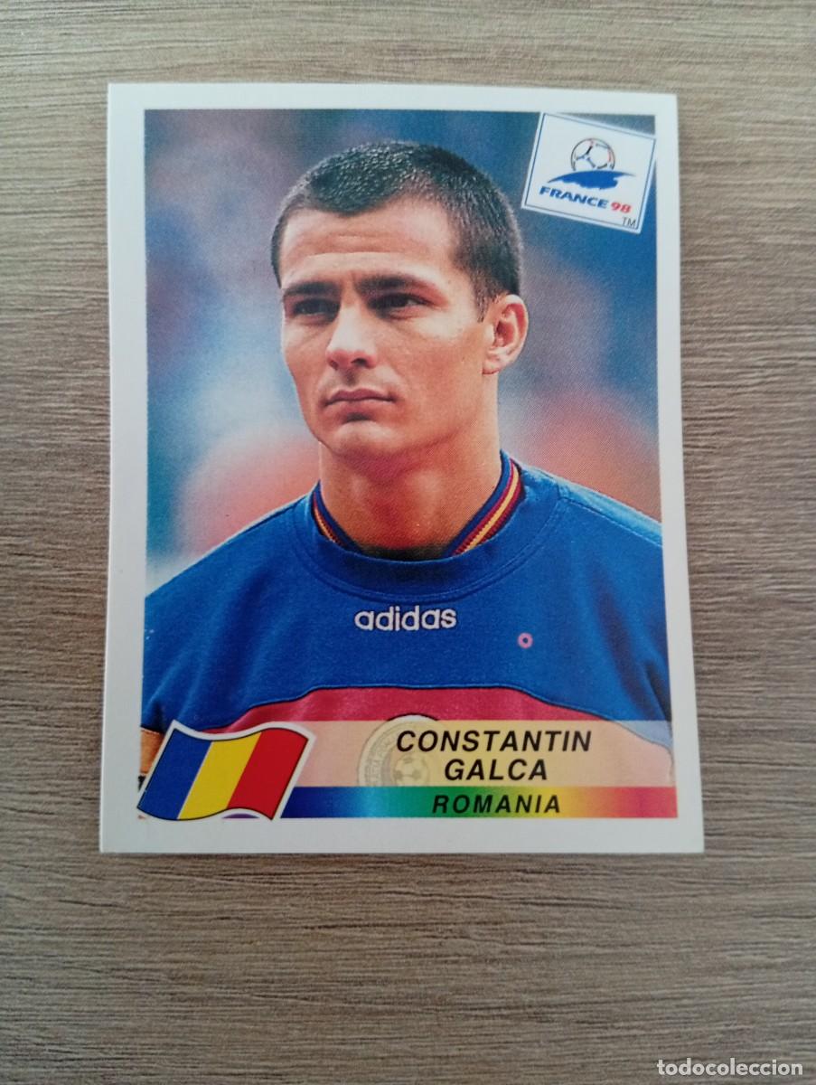 Cromos de f&uacute;tbol: CONSTANTIN GALCA 437 RUMANIA PANINI FRANCIA 1998 98 SIN PEGAR NUNCA PEGADO