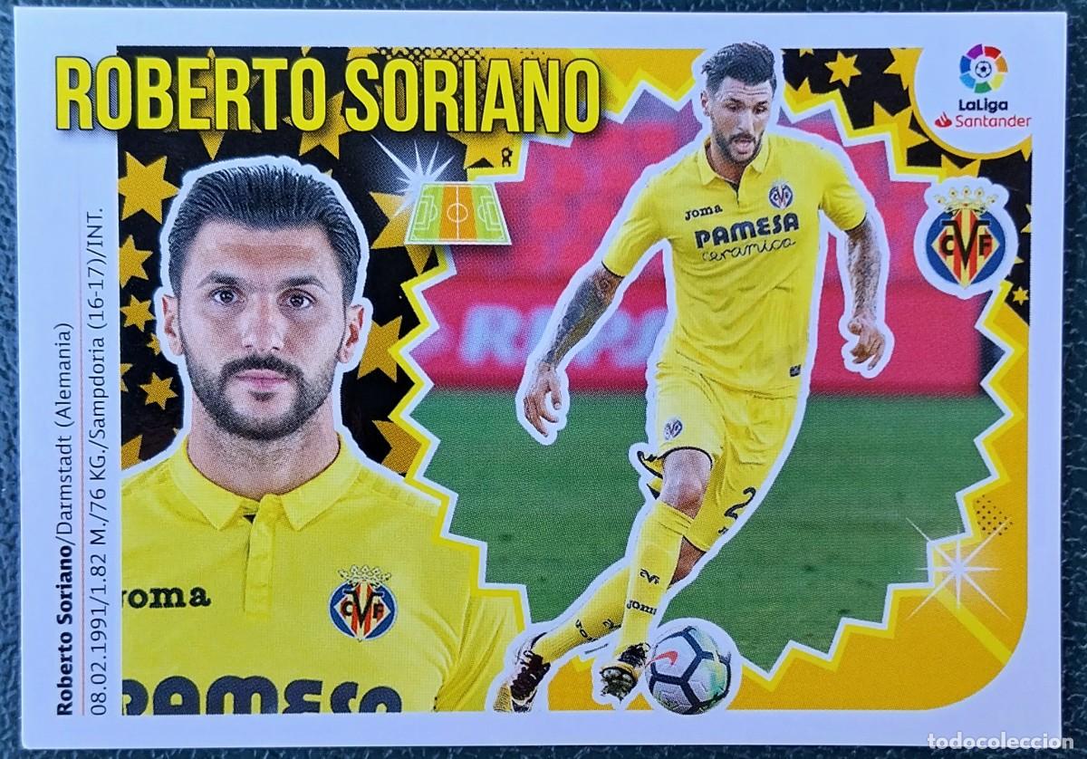Cromos de f&uacute;tbol: 10B / 10 B ROBERTO SORIANO VILLARREAL CF CROMOS ALBUM EDICIONES ESTE 2018 2019 18 19