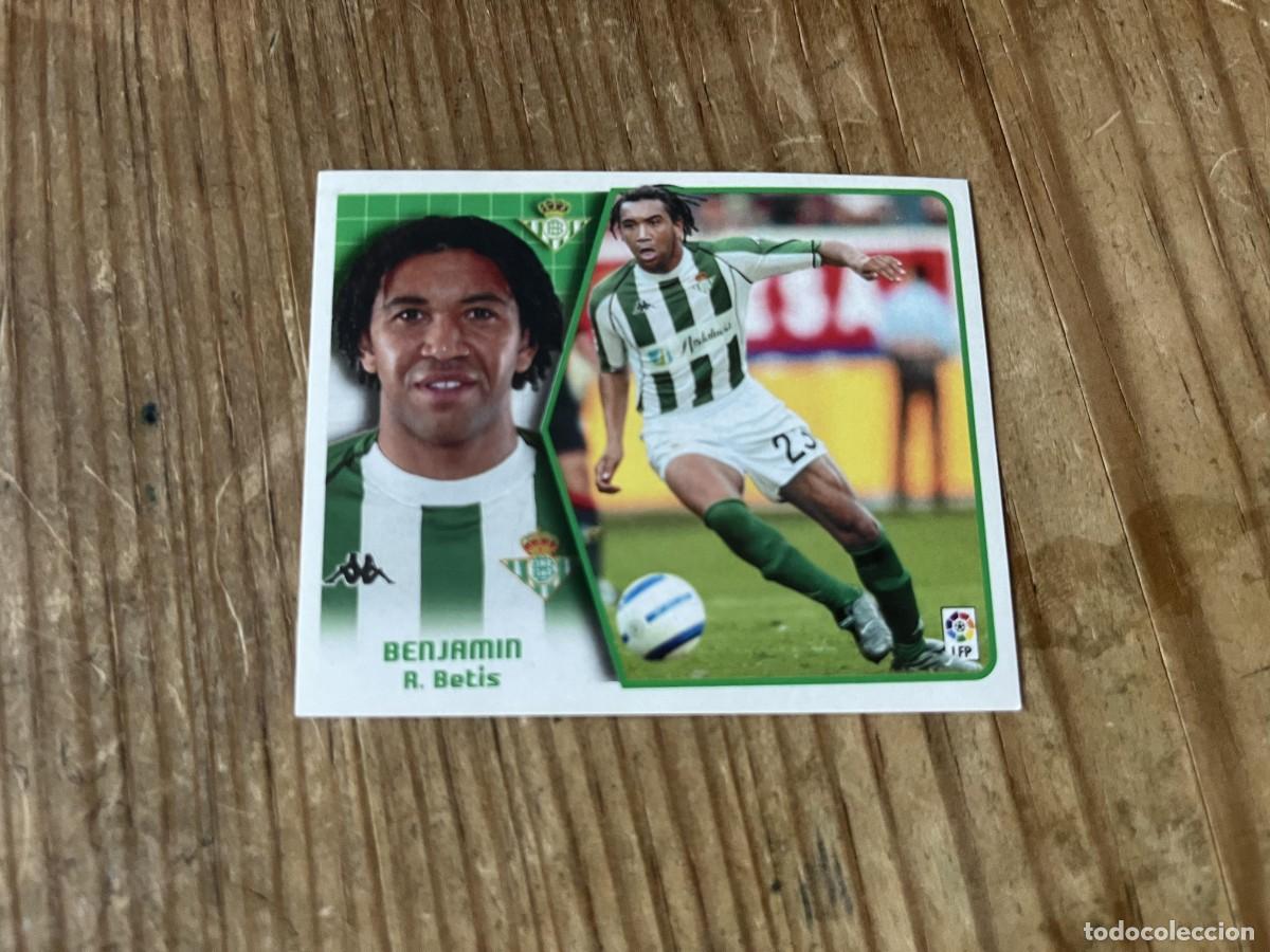 Cromos de f&uacute;tbol: CROMO SIN PEGAR NUNCA PEGADO ALBUM LIGA ESTE 05 06 2005 2006 REAL BETIS BENJAMIN BAJA
