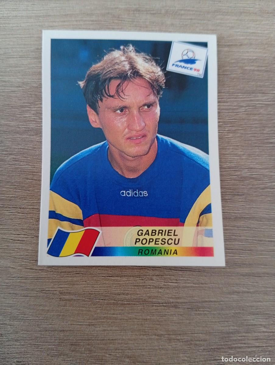 Cromos de f&uacute;tbol: GABRIEL POPESCU 438 RUMANIA PANINI FRANCIA 1998 98 SIN PEGAR NUNCA PEGADO
