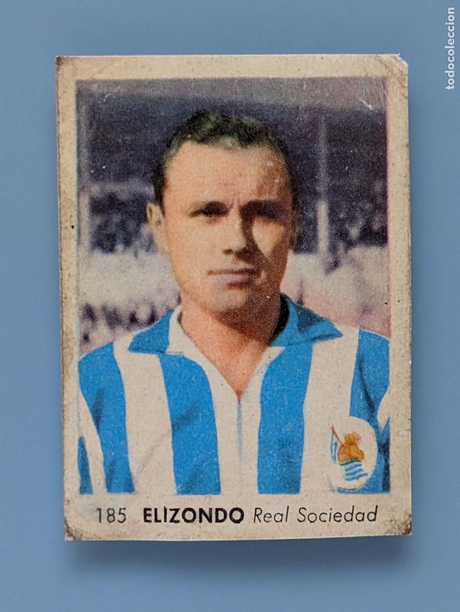 Cromos de f&uacute;tbol: RARO CROMO ELIZONDO REAL SOCIEDAD SAN SEBASTI&Aacute;N RUIZ ROMERO 1955 1956 55/56 GUIPUZCOA FOOTBAL FUTBOL
