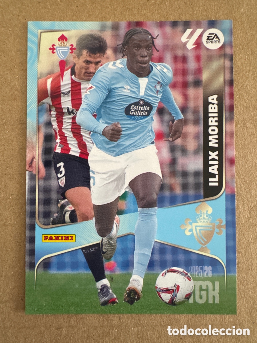 Cromos de f&uacute;tbol: # 118 Ilaix Moriba Celta de Vigo Megacracks 25 26 2025 2026 MGK