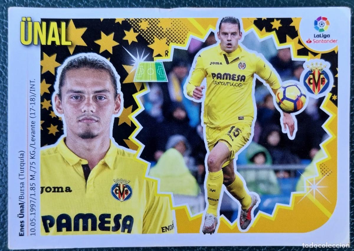 Cromos de f&uacute;tbol: 14 UNAL VILLARREAL CF CROMOS ALBUM EDICIONES ESTE 2018 2019 18 19