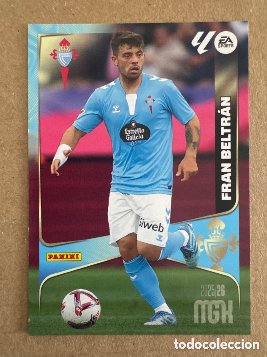 Cromos de f&uacute;tbol: # 119 Fran Beltr&aacute;n Celta de Vigo Megacracks 25 26 2025 2026 MGK