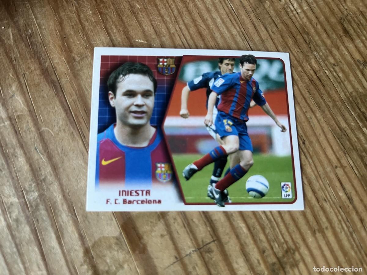 Cromos de f&uacute;tbol: CROMO SIN PEGAR NUNCA PEGADO ALBUM LIGA ESTE 05 06 2005 2006 BARCELONA ANDRES INIESTA