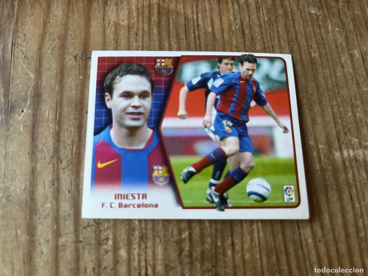 Cromos de f&uacute;tbol: CROMO SIN PEGAR NUNCA PEGADO ALBUM LIGA ESTE 05 06 2005 2006 BARCELONA ANDRES INIESTA