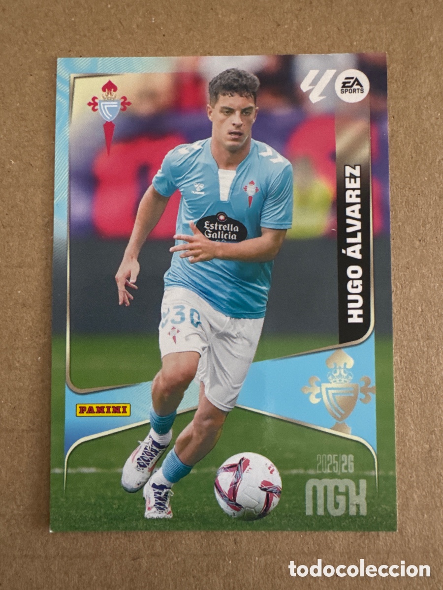 Fu&szlig;ball-Sticker: # 121 Hugo &Aacute;lvarez Celta de Vigo Megacracks 25 26 2025 2026 MGK