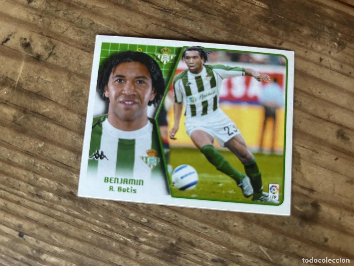 Fu&szlig;ball-Sticker: CROMO SIN PEGAR NUNCA PEGADO ALBUM LIGA ESTE 05 06 2005 2006 REAL BETIS BENJAMIN BAJA