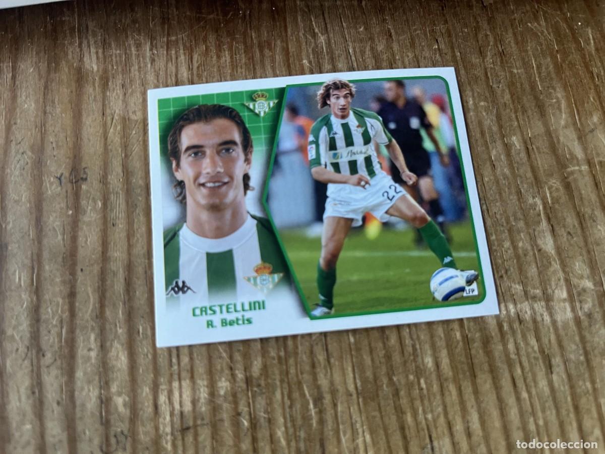 Cartes &agrave; collectionner de Football: CROMO SIN PEGAR NUNCA PEGADO ALBUM LIGA ESTE 05 06 2005 2006 REAL BETIS CASTELLINI