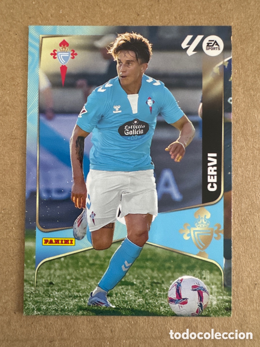 Fu&szlig;ball-Sticker: # 123 Cervi Celta de Vigo Megacracks 25 26 2025 2026 MGK