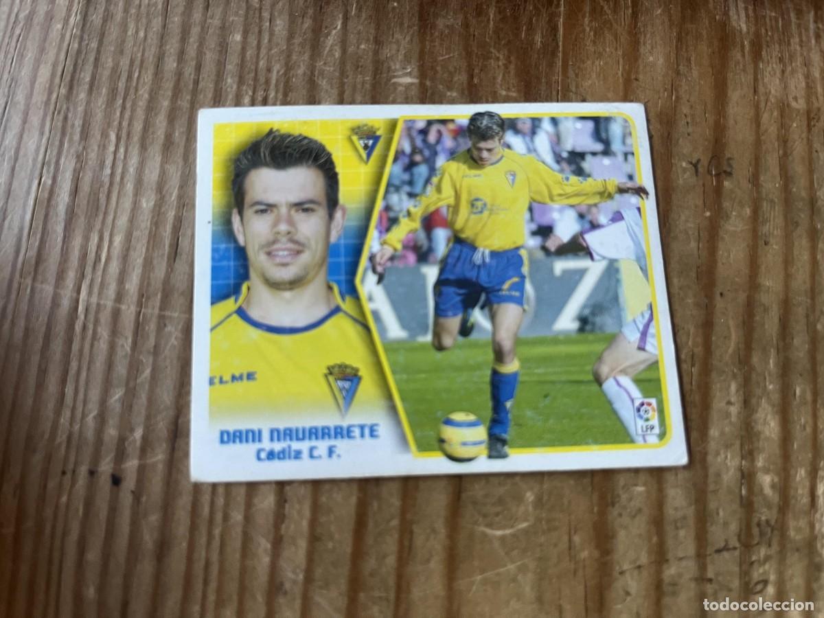 Fu&szlig;ball-Sticker: CROMO SIN PEGAR NUNCA PEGADO ALBUM LIGA ESTE 05 06 2005 2006 CADIZ DANI NAVARRETE BAJA