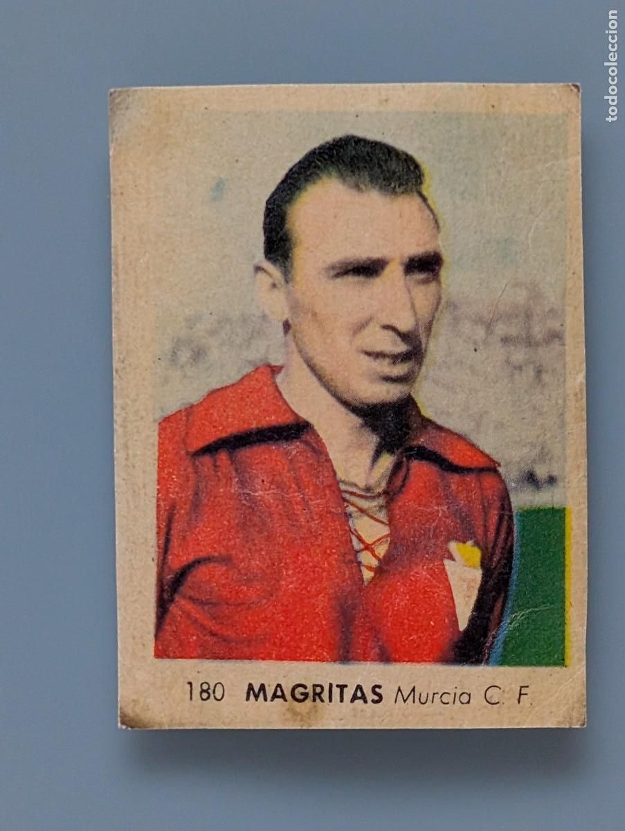 Fu&szlig;ball-Sticker: RARO CROMO MAGRITAS ED RUIZ ROMERO 1955 1956 55/56 FOOTBALL FUTBOL
