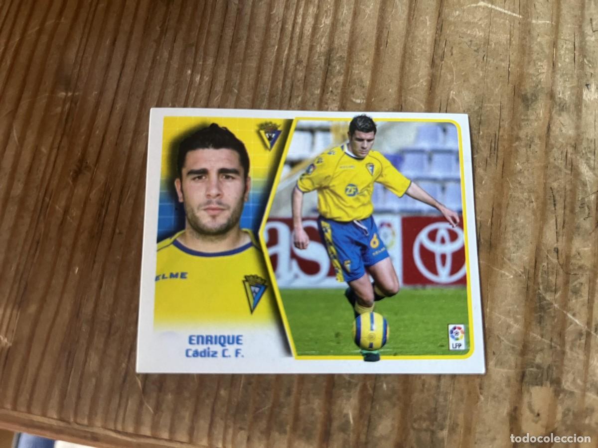 Football Stickers: CROMO SIN PEGAR NUNCA PEGADO ALBUM LIGA ESTE 05 06 2005 2006 CADIZ ENRIQUE