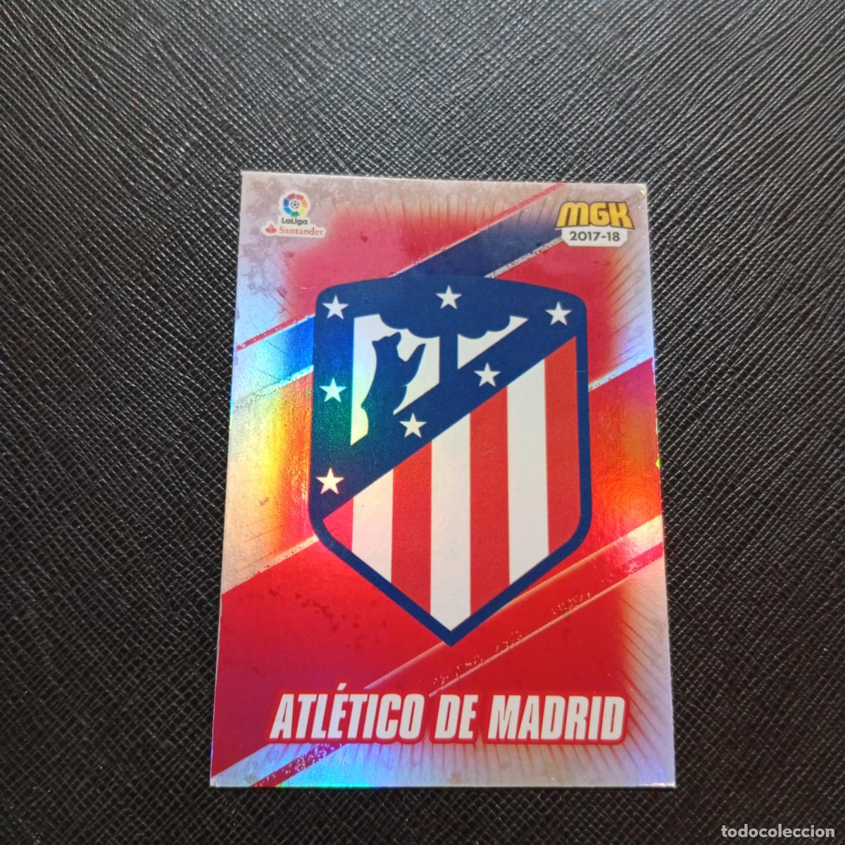 Cromos de f&uacute;tbol: 55 ESCUDO AT MADRID PANINI MEGACRACKS 2017 2018 CROMO FUTBOL 17 18 - A210 PG10
