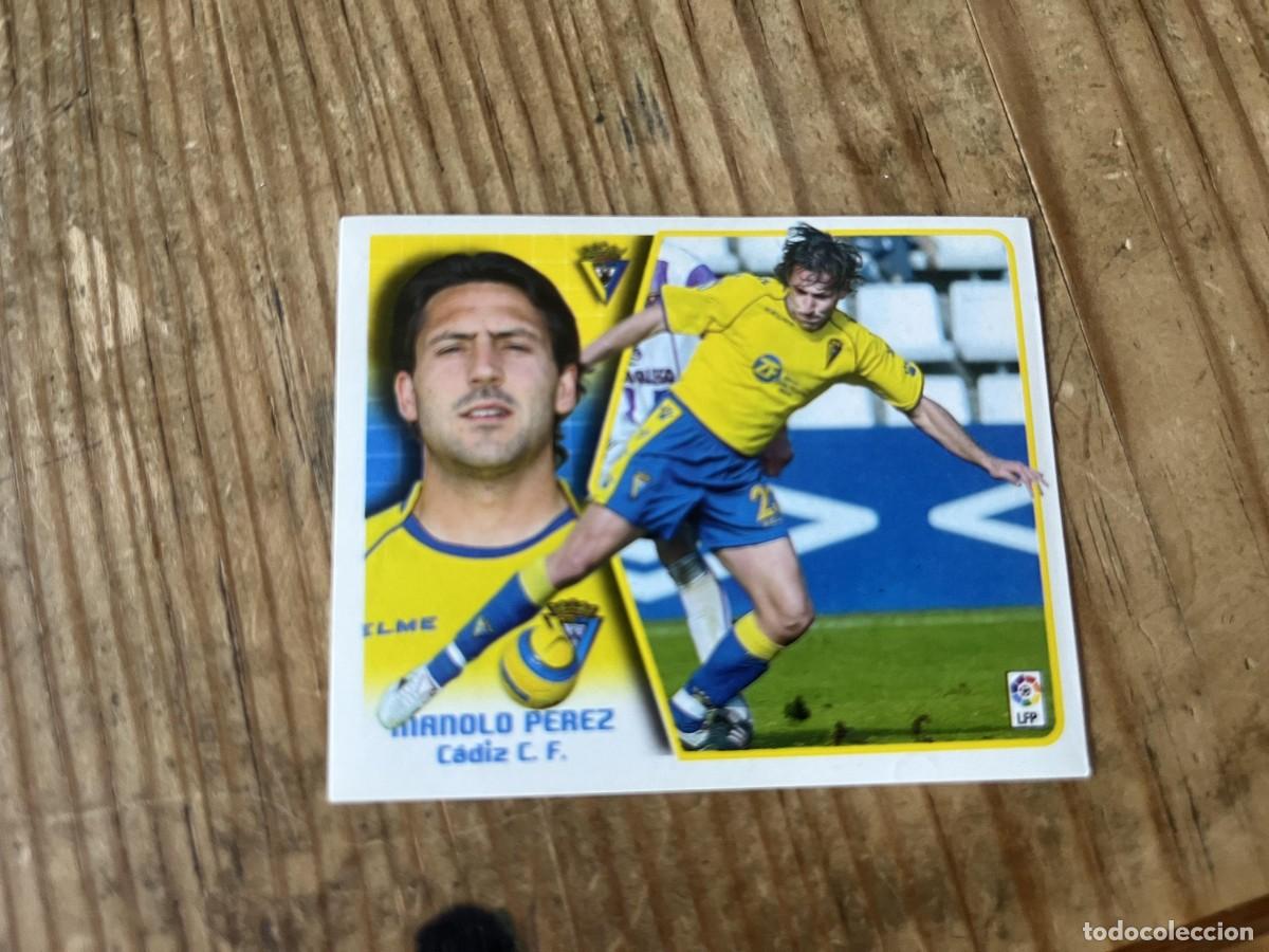 Cromos de f&uacute;tbol: CROMO SIN PEGAR NUNCA PEGADO ALBUM LIGA ESTE 05 06 2005 2006 CADIZ MANOLO PEREZ