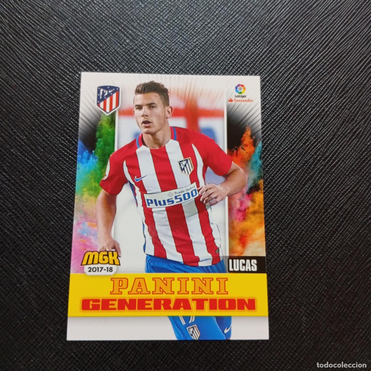 Cromos de f&uacute;tbol: 81 LUCAS HERNANDEZ AT MADRID PANINI MEGACRACKS 2017 2018 CROMO FUTBOL 17 18 - A210 PG19