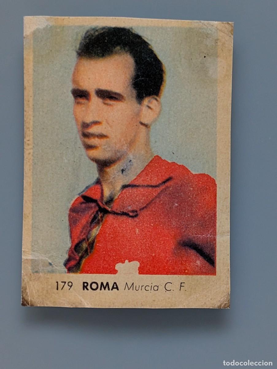 Cromos de f&uacute;tbol: RARO CROMO ROMA ED RUIZ ROMERO 1955 1956 55/56 FOOTBALL FUTBOL LEER