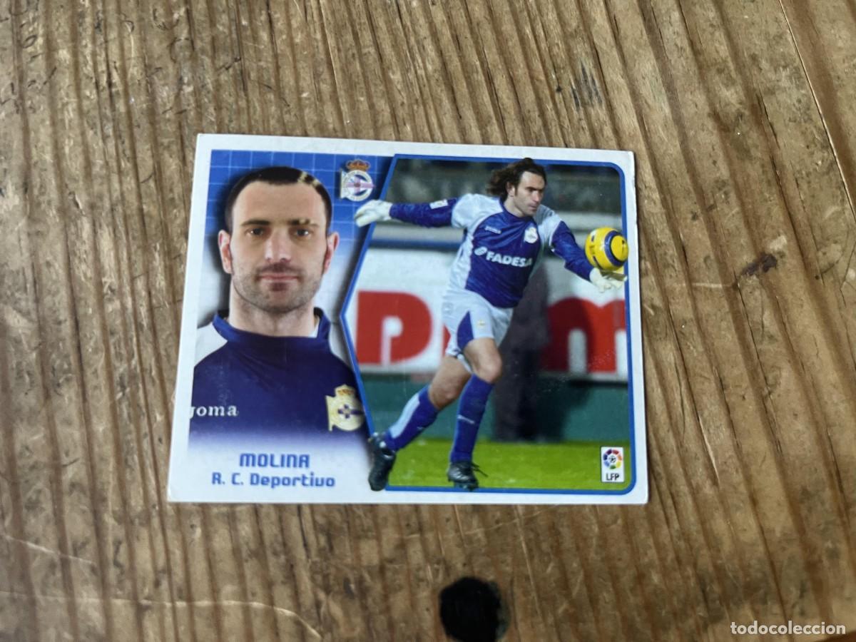 Cromos de f&uacute;tbol: CROMO SIN PEGAR NUNCA PEGADO ALBUM LIGA ESTE 05 06 2005 2006 DEPORTIVO CORU&Ntilde;A MOLINA