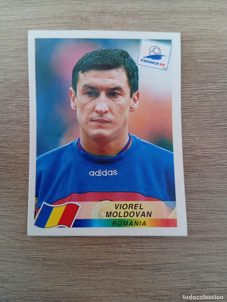 Cromos de f&uacute;tbol: VIOREL MOLDOVAN 440 RUMANIA PANINI FRANCIA 1998 98 SIN PEGAR NUNCA PEGADO