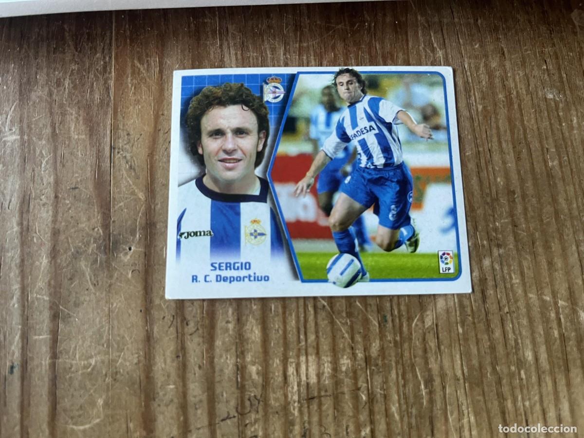 Cromos de f&uacute;tbol: CROMO SIN PEGAR NUNCA PEGADO ALBUM LIGA ESTE 05 06 2005 2006 DEPORTIVO CORU&Ntilde;A SERGIO