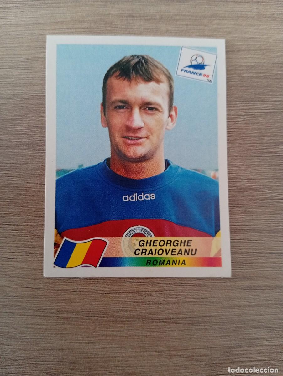 Cromos de f&uacute;tbol: GHEORGE CRAIOVEANU 441 RUMANIA PANINI FRANCIA 1998 98 SIN PEGAR NUNCA PEGADO