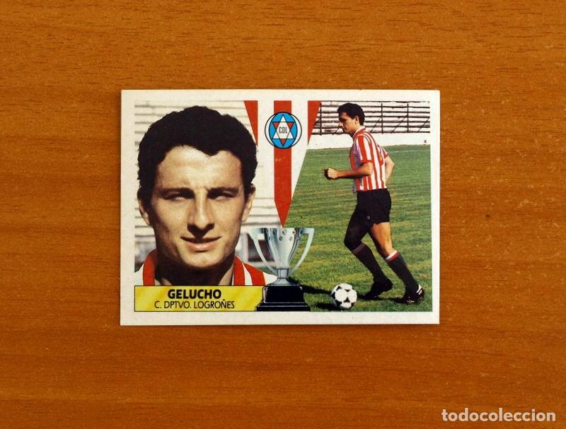 Cromos de f&uacute;tbol: Logro&ntilde;es - Gelucho - Fichaje N&ordm; 16 - Ediciones Este Liga 1987-1988, 87-88 - Nunca pegado