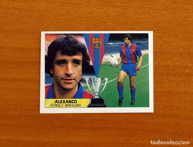Cromos de f&uacute;tbol: F&uacute;tbol Club Barcelona - Alexanco - Ediciones Este Liga 1987-1988, 87-88 - Nunca pegado