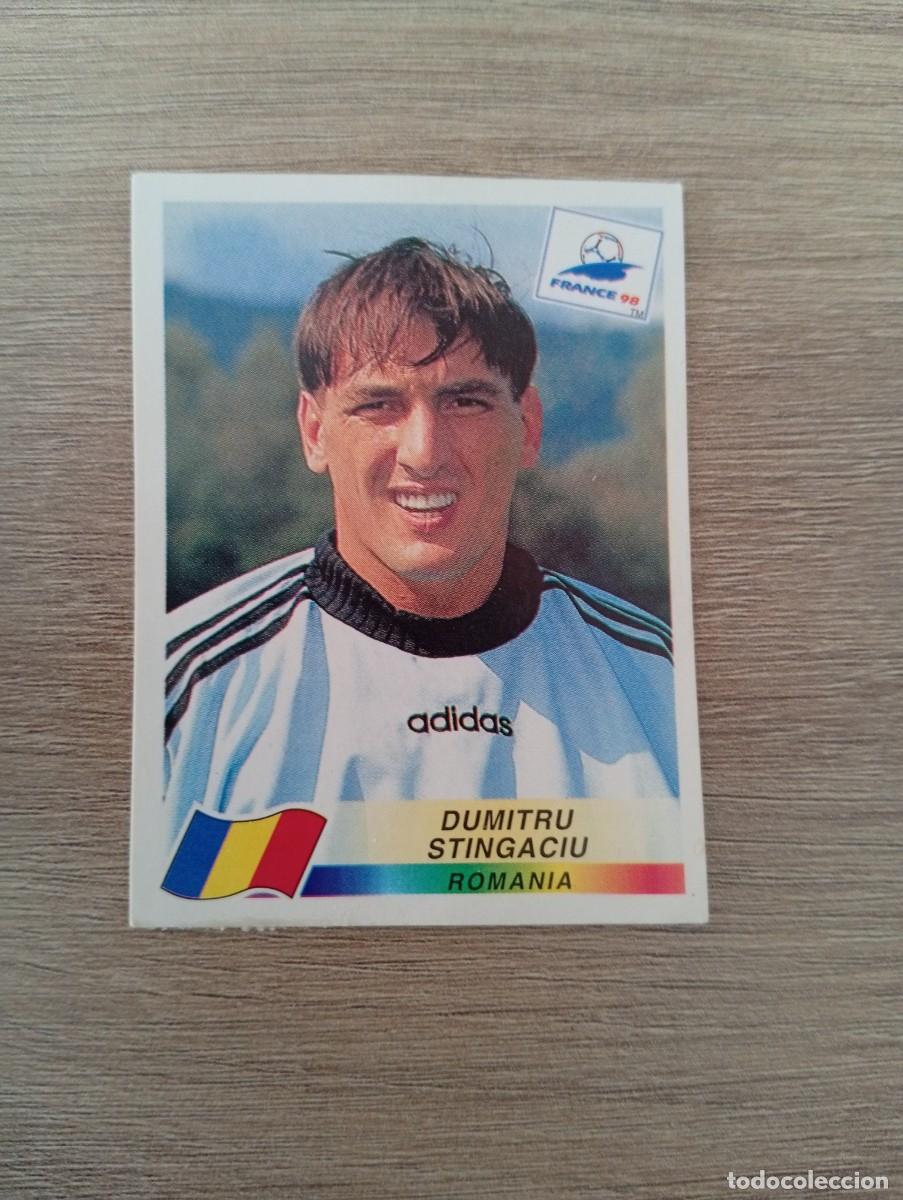 Cromos de f&uacute;tbol: DUMITRU STINGACIU 444 RUMANIA PANINI FRANCIA 1998 98 SIN PEGAR NUNCA PEGADO