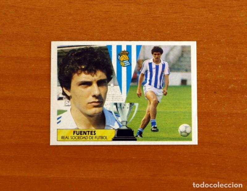 Figurine di Calcio: Real Sociedad - Fuentes, Fichaje 28 - Ediciones Este Liga 1987-1988, 87-88 - Nunca pegado